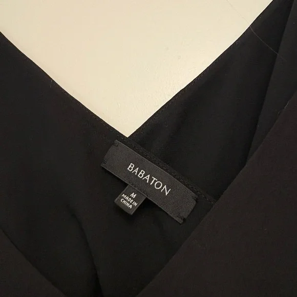 Aritzia Babaton Black V-neck Warren Cami - Picture 6 of 7